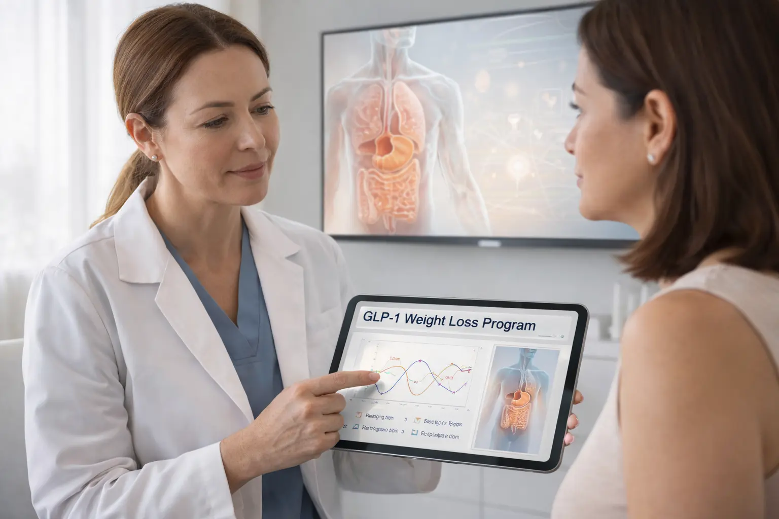 peso pérdida semaglutide en un programa médico